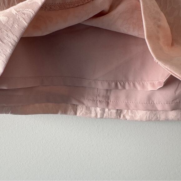 House of Harlow 1960 Revolve Blush Pencil Skirt abstract animal print mini slit - Picture 8 of 11